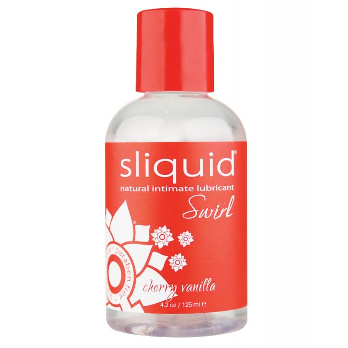 Sliquid Naturals Swirl Lubricant - 4.2 oz Cherry Vanilla | Shop Lowest Prices at fonlove.shop