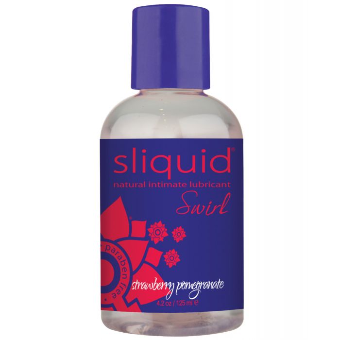 Sliquid Naturals Swirl Lubricant - 4.2 oz Strawberry Pomegranate | Shop Lowest Prices at fonlove.shop