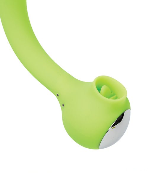Space Lunar Licker Bendable Clitoral & G - Spot Vibe - Neon Green | Shop Lowest Prices at fonlove.shop