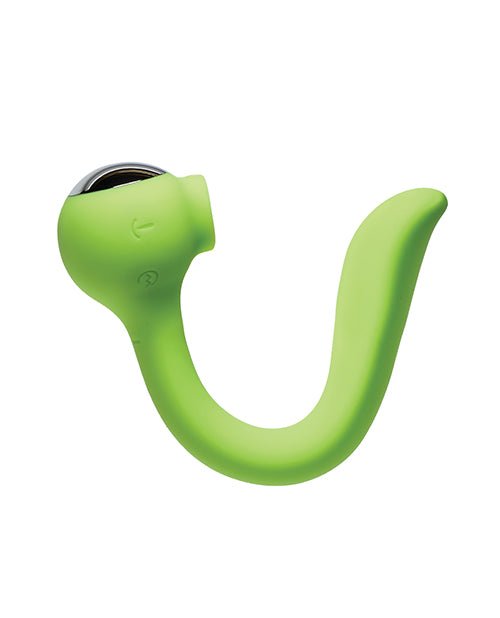 Space Lunar Licker Bendable Clitoral & G - Spot Vibe - Neon Green | Shop Lowest Prices at fonlove.shop
