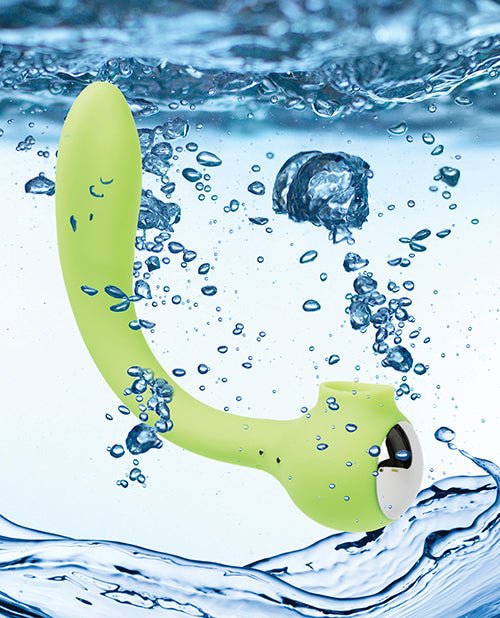 Space Lunar Licker Bendable Clitoral & G - Spot Vibe - Neon Green | Shop Lowest Prices at fonlove.shop