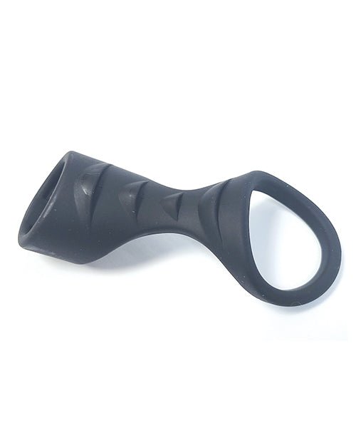 Spartacus Liquid Silicone Cock and Ball Sheath - Black | Shop Lowest Prices at fonlove.shop