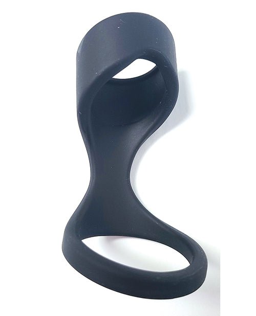 Spartacus Liquid Silicone Cock and Ball Sheath - Black | Shop Lowest Prices at fonlove.shop