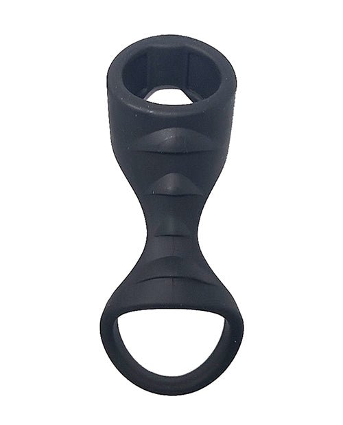 Spartacus Liquid Silicone Cock and Ball Sheath - Black | Shop Lowest Prices at fonlove.shop