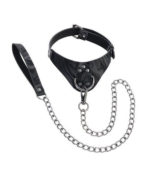 Sportsheets Velvet Noir Collar & Leash - Black | Shop Lowest Prices at fonlove.shop