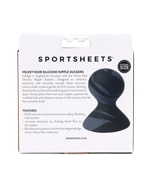 Sportsheets Velvet Noir Silicone Nipple Sucker - Black | Shop Lowest Prices at fonlove.shop