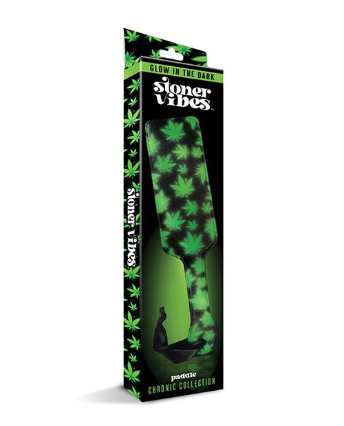 Stoner Vibes Glow in the Dark Paddle - Green | Shop Lowest Prices at fonlove.shop