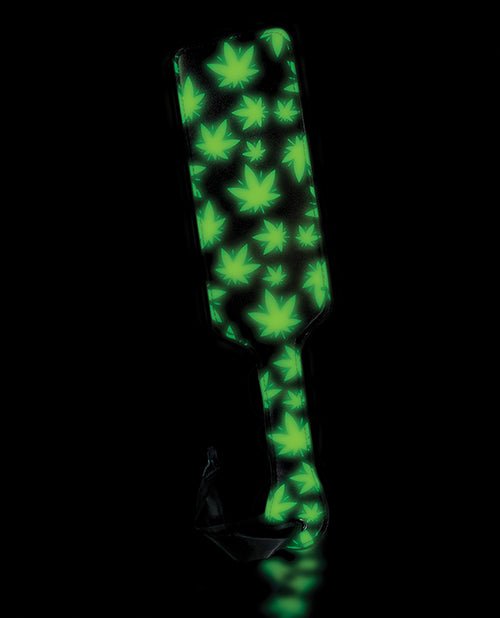 Stoner Vibes Glow in the Dark Paddle - Green | Shop Lowest Prices at fonlove.shop