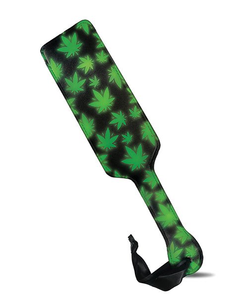 Stoner Vibes Glow in the Dark Paddle - Green | Shop Lowest Prices at fonlove.shop