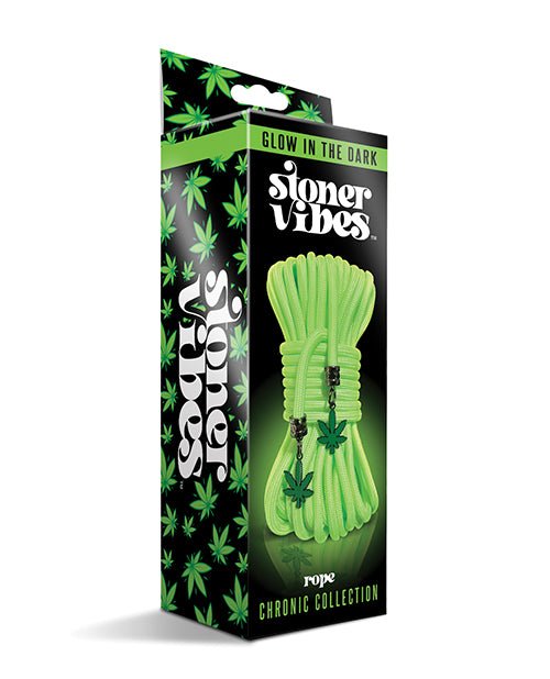 Stoner Vibes Glow in the Dark Rope - Green | Shop Lowest Prices at fonlove.shop