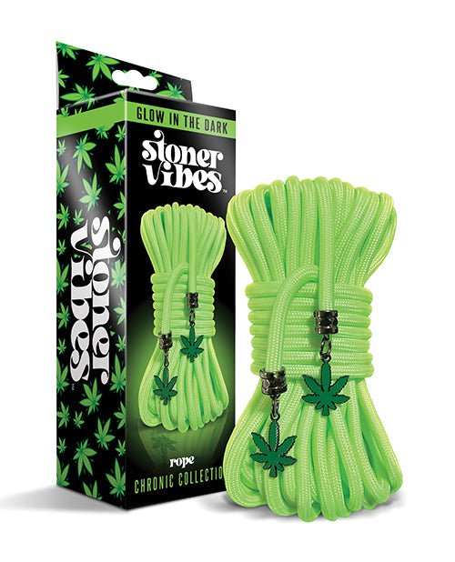 Stoner Vibes Glow in the Dark Rope - Green | Shop Lowest Prices at fonlove.shop