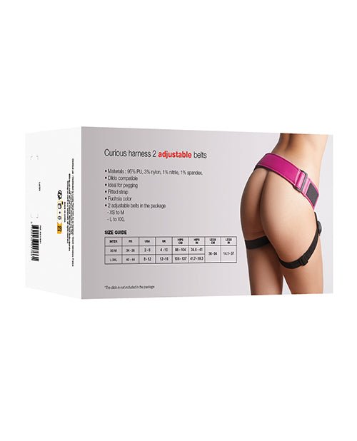 Strap On Me Leatherette Curious Harness - Fuchsia | Shop Lowest Prices at fonlove.shop