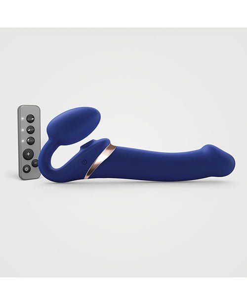 Strap On Me Multi Orgasm Bendable Strapless Strap On Large - Night Blue | Shop Lowest Prices at fonlove.shop
