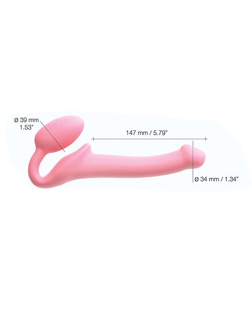 Strap - on - Me Semi - Realistic Bendable Strap - on - Pink SM | Shop Lowest Prices at fonlove.shop