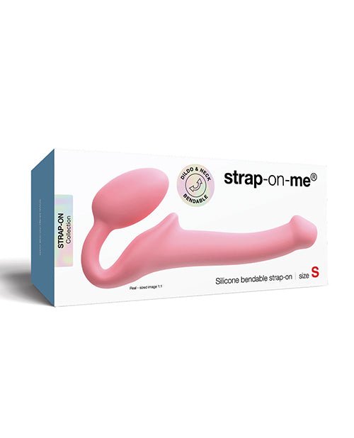 Strap - on - Me Semi - Realistic Bendable Strap - on - Pink SM | Shop Lowest Prices at fonlove.shop