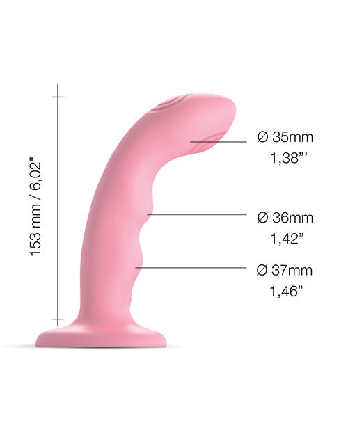 Strap on Me Tapping Dildo - Rose Coral | Shop Lowest Prices at fonlove.shop