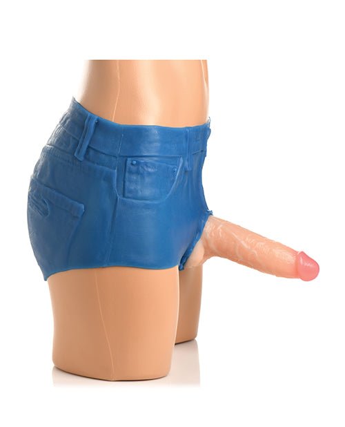 Strap U Booty Shorts 6" Silicone Dildo Strap - On Harness - Medium | Shop Lowest Prices at fonlove.shop