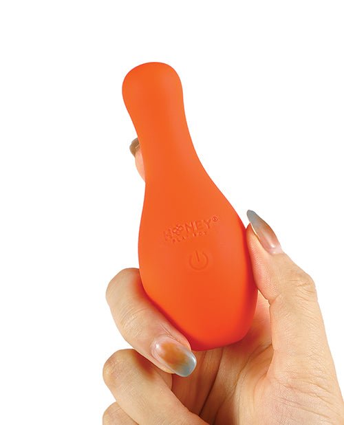 Striker the Bowling Pin Vibrator - Orange | Shop Lowest Prices at fonlove.shop