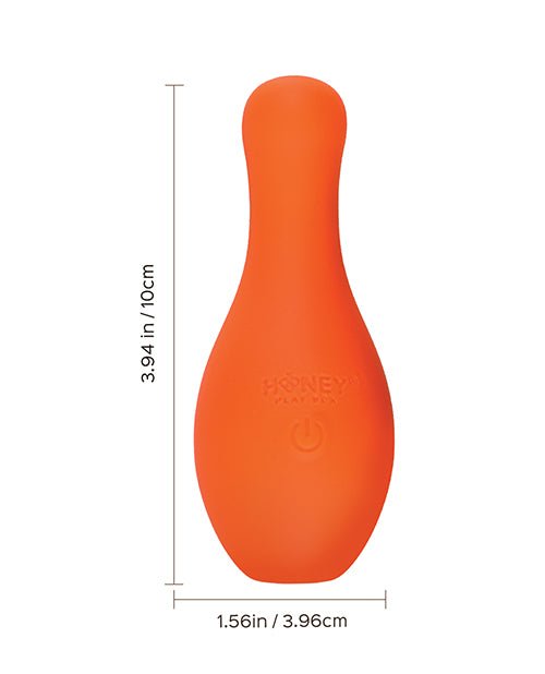 Striker the Bowling Pin Vibrator - Orange | Shop Lowest Prices at fonlove.shop