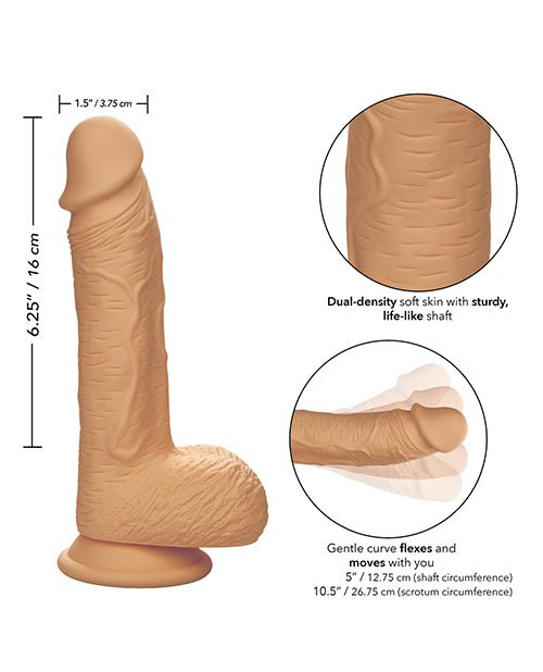 Studs Dual Density Silicone 6.25" Dildo - Ivory | Shop Lowest Prices at fonlove.shop