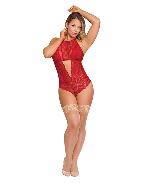Sugar & Spice Teddy w/Snap Crotch Red L/XL | Shop Lowest Prices at fonlove.shop