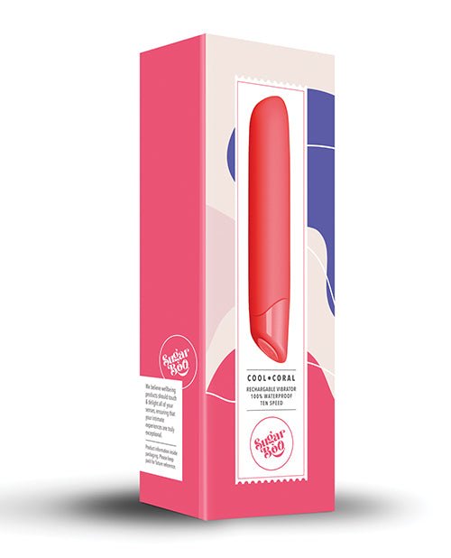 SugarBoo Cool Coral Rechargeable Vibrator - Coral | Shop Lowest Prices at fonlove.shop