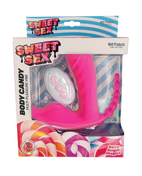 Sweet Sex Body Candy Multi Pleasure Vibe w/Remote - Magenta | Shop Lowest Prices at fonlove.shop