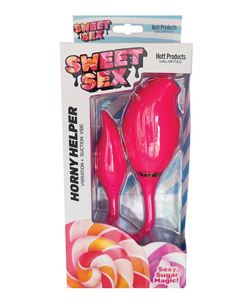 Sweet Sex Horny Helper Vibration & Suction Vibe - Magenta | Shop Lowest Prices at fonlove.shop