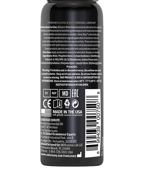 Swiss Navy Premium Hybrid Lubricant - 1 oz Bottle | Shop Lowest Prices at fonlove.shop
