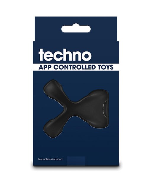 Techno Strobe App Controlled Vibrating Cock Ring - Black | Shop Lowest Prices at fonlove.shop