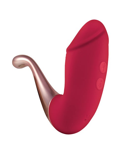 The Beat Double Pleasure G - Spot Vibrator - Red | Shop Lowest Prices at fonlove.shop