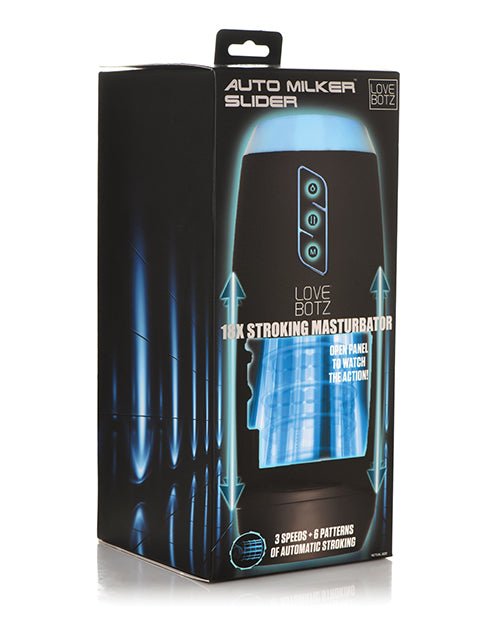 The Milker Auto Milker Slider Stroking Masturbator - Black | Shop Lowest Prices at fonlove.shop