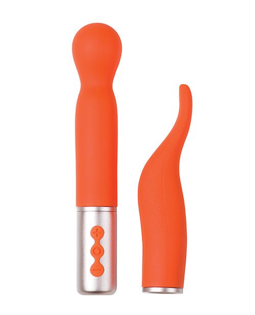 The Naughty Collection Interchangeable Heads Vibrator - Coral Bundle | Shop Lowest Prices at fonlove.shop