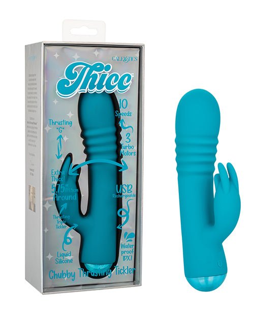 Thicc Chubby Thrusting Tickler - Aqua | Shop Lowest Prices at fonlove.shop