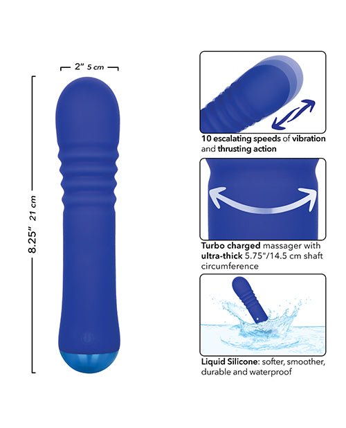 Thicc Chubby Thrusting Wand - Blue | Shop Lowest Prices at fonlove.shop