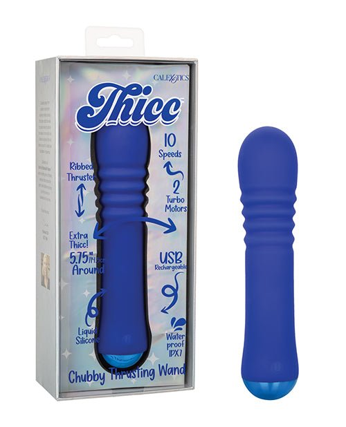 Thicc Chubby Thrusting Wand - Blue | Shop Lowest Prices at fonlove.shop
