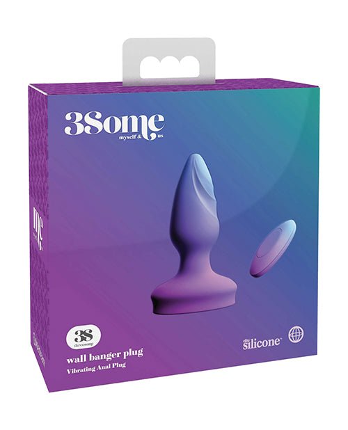Threesome Wall Banger Plug - Purple | Shop Lowest Prices at fonlove.shop