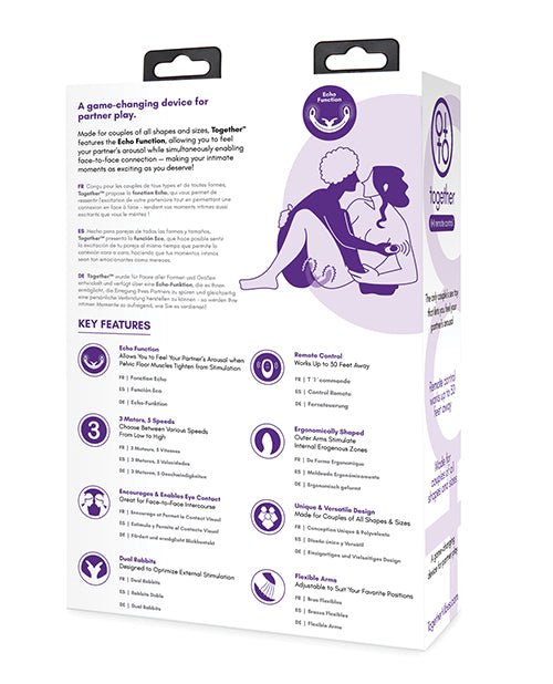 Together Female Intimacy Vibe w/Remote - Purple | Shop Lowest Prices at fonlove.shop