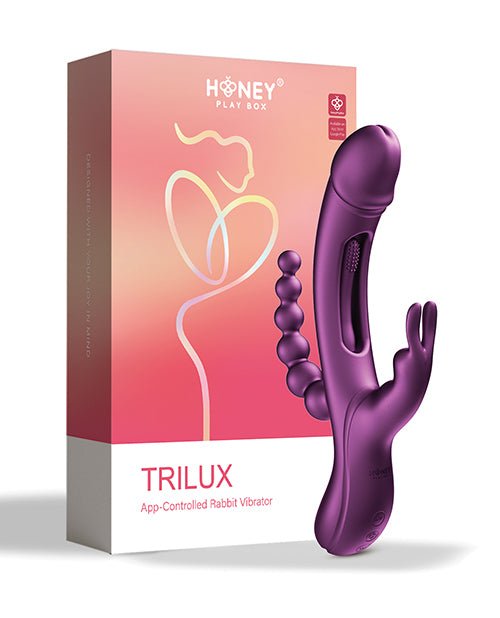 Trilux Kinky Finger Rabbit Vibrator With Anal Beads | Shop Lowest Prices at fonlove.shop