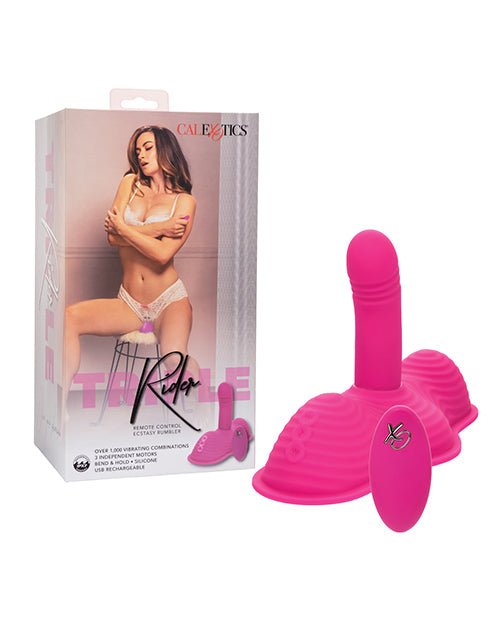 Triple Rider Remote Control Ecstasy Rumbler - Pink | Shop Lowest Prices at fonlove.shop