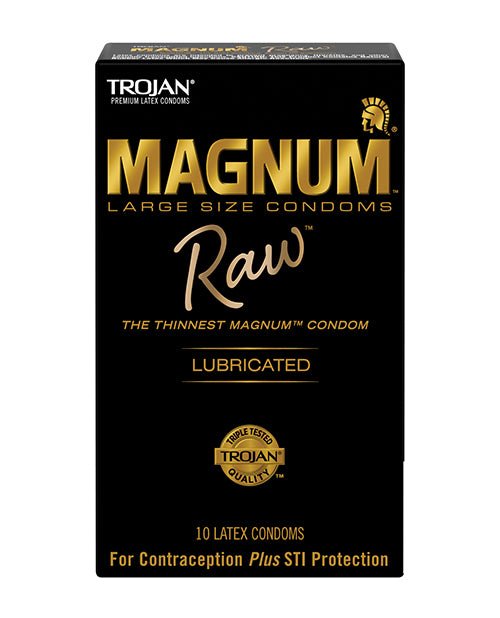 Trojan Magnum Raw Condoms - Pack of 10 | Shop Lowest Prices at fonlove.shop