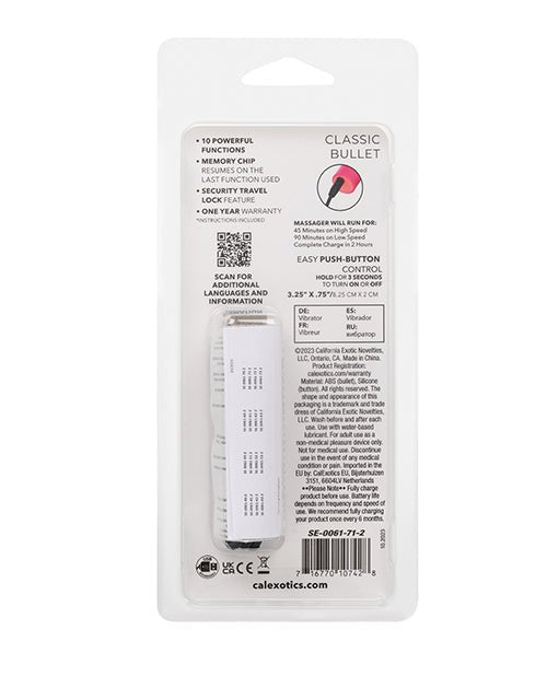 Turbo Buzz Classic Bullet Stimulator - Pink | Shop Lowest Prices at fonlove.shop