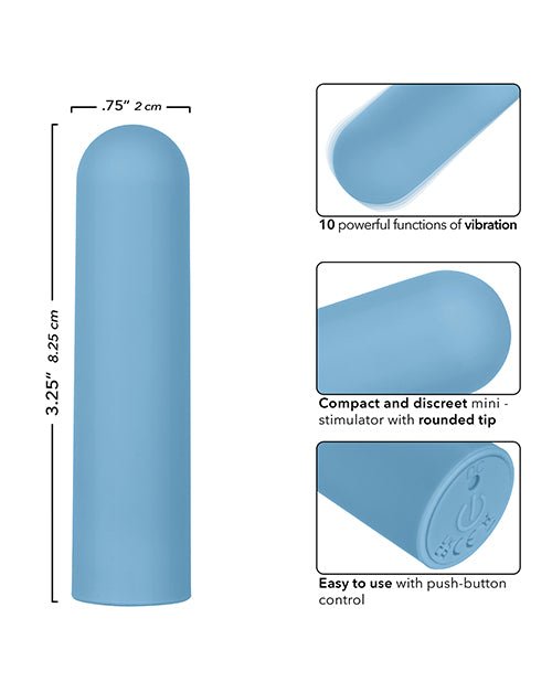 Turbo Buzz Rounded Bullet Stimulator - Blue | Shop Lowest Prices at fonlove.shop