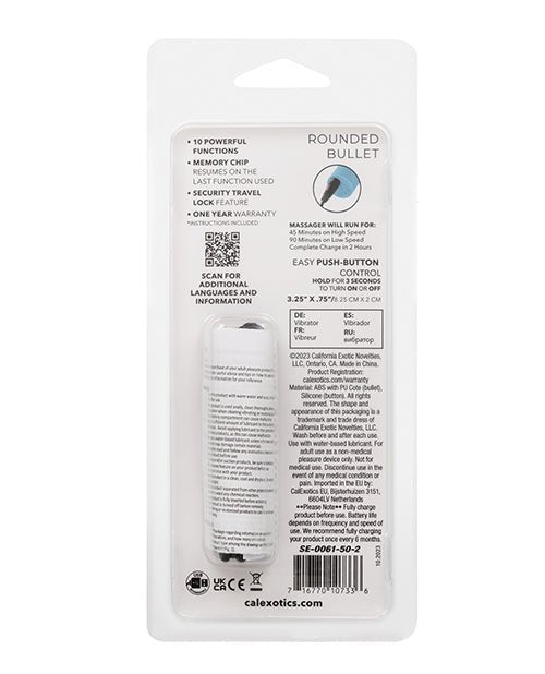 Turbo Buzz Rounded Bullet Stimulator - Blue | Shop Lowest Prices at fonlove.shop
