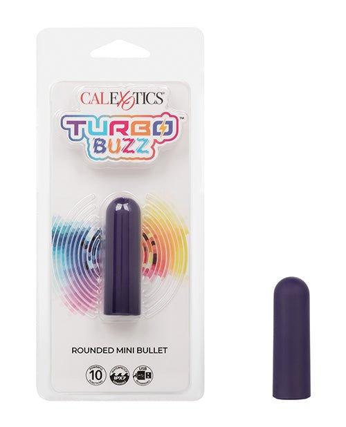 Turbo Buzz Rounded Mini Bullet Stimulator - Purple | Shop Lowest Prices at fonlove.shop