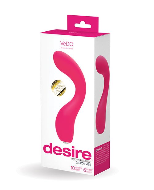 VeDo Desire Rechargeable G - Spot Vibe - Pink | Shop Lowest Prices at fonlove.shop