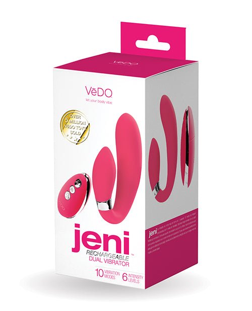 VeDO Jeni Dual Motor Vibe w/Remote - Pink | Shop Lowest Prices at fonlove.shop