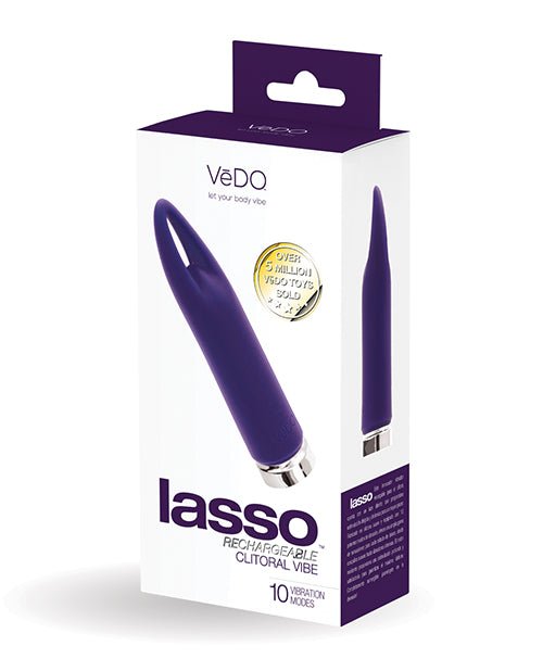 VeDO Lasso Rechargeable Bullet Vibe - Purple | Shop Lowest Prices at fonlove.shop