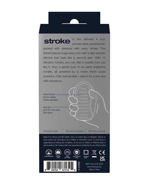 VeDO Stroke Rechargeable Vibrating Stroker - Black | Shop Lowest Prices at fonlove.shop