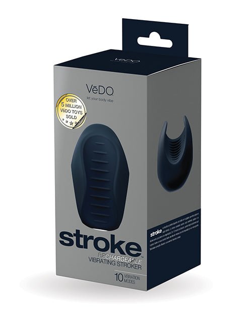 VeDO Stroke Rechargeable Vibrating Stroker - Black | Shop Lowest Prices at fonlove.shop